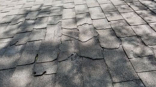 Roof Storm Damage Inspection assessing wind uplift in Westfield MA
